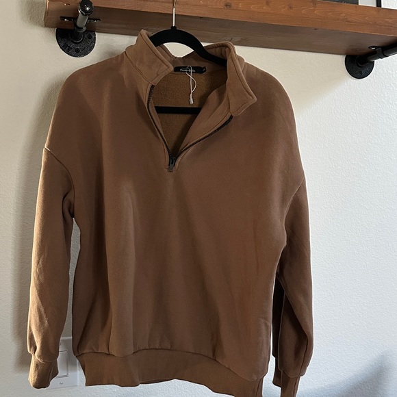 Trendy Queen Oversized Half ZipSweatshirt - Picture 3 of 10